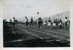 Fus Jones handing the baton to SGT Woodcock 880yds A coy won